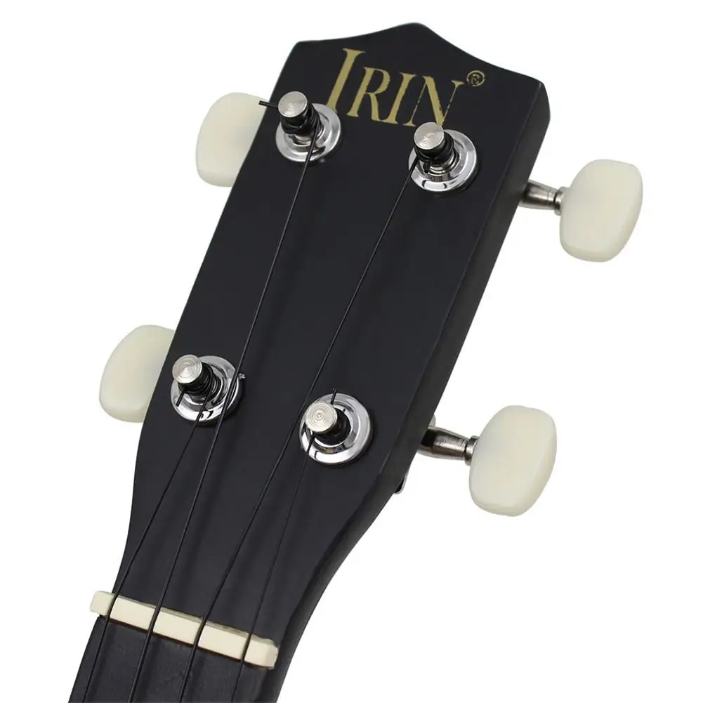 21inch Ukulele Soprano Basswood Acoustic Ukelele 4 Strings Musical Instrument with Bag Strap String Capo