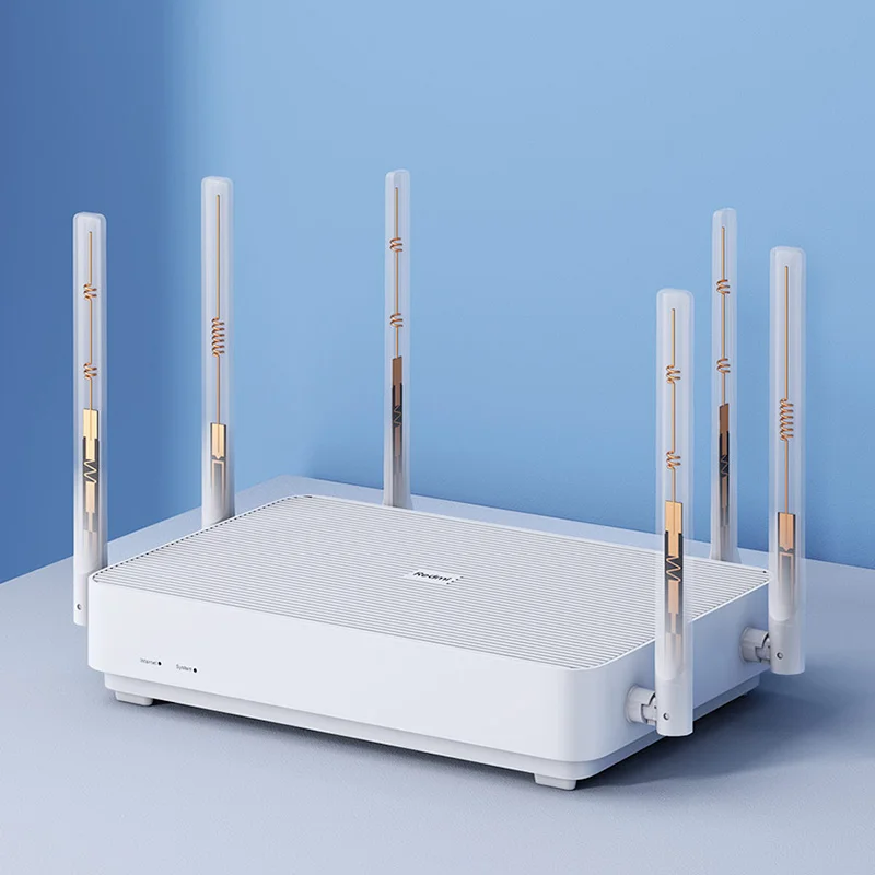 New Xiaomi Redmi Router AX6 WiFi 6 Qualcomm 6-core 2.4G/5G 512MB Wireless Router Mesh network Wifi Repeater 6 High Gain Antennas
