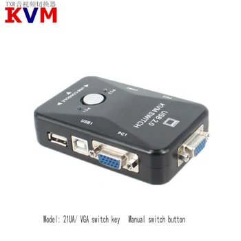 

USB KVM Switch 2 Port VGA SVGA Switch Box 1920*1440 Vga Splitter Box Sharing Switch USB 2.0 KVM Mouse Switcher Keyboard