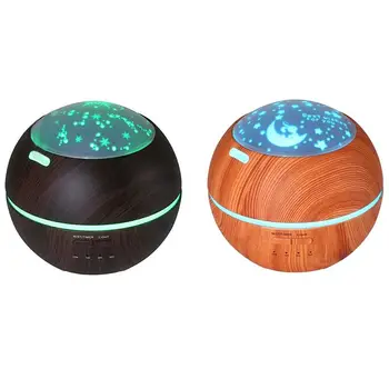 

Eu Plug Air Aroma Humidifier Diffuser Night Lights Wood Grain Ultrasonic Air Humidifier