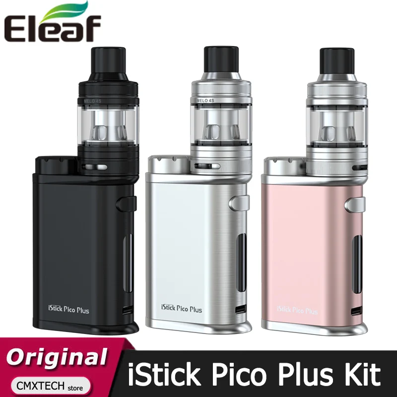 Original Eleaf iStick Pico Plus Kit 75W Pico Plus Box MOD Vape 4ML Melo