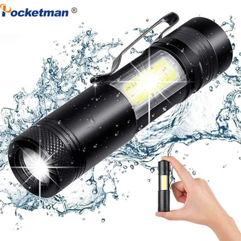 

waterproof 　 4 switch Modes Led flashlight Stylish Pen light LED lamp beads Portable Hike 　 Use AA/14500 battery