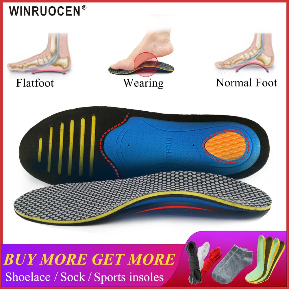 Orthopedic-Insoles Arch-Support-Pad Shoes Insert Plantar Fasciitis Flat Woman EVA Men