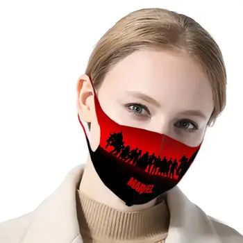 

Marvel Legends Action Figure Mouth Mask 3d Print Anti Haze Dust Washable Reusable Dustproof Winter Comics Marvel Mask Mouth