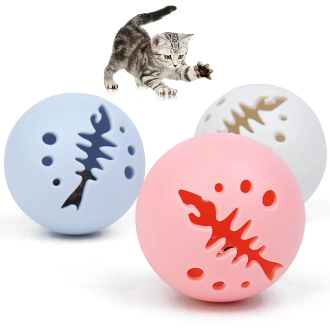 

Legendog 3PCS Funny Cat LED Ball Toys Creative Interactive Cat Catnip Toy Fish Decoration Cat Play Toy For Kitten Pet Supplies