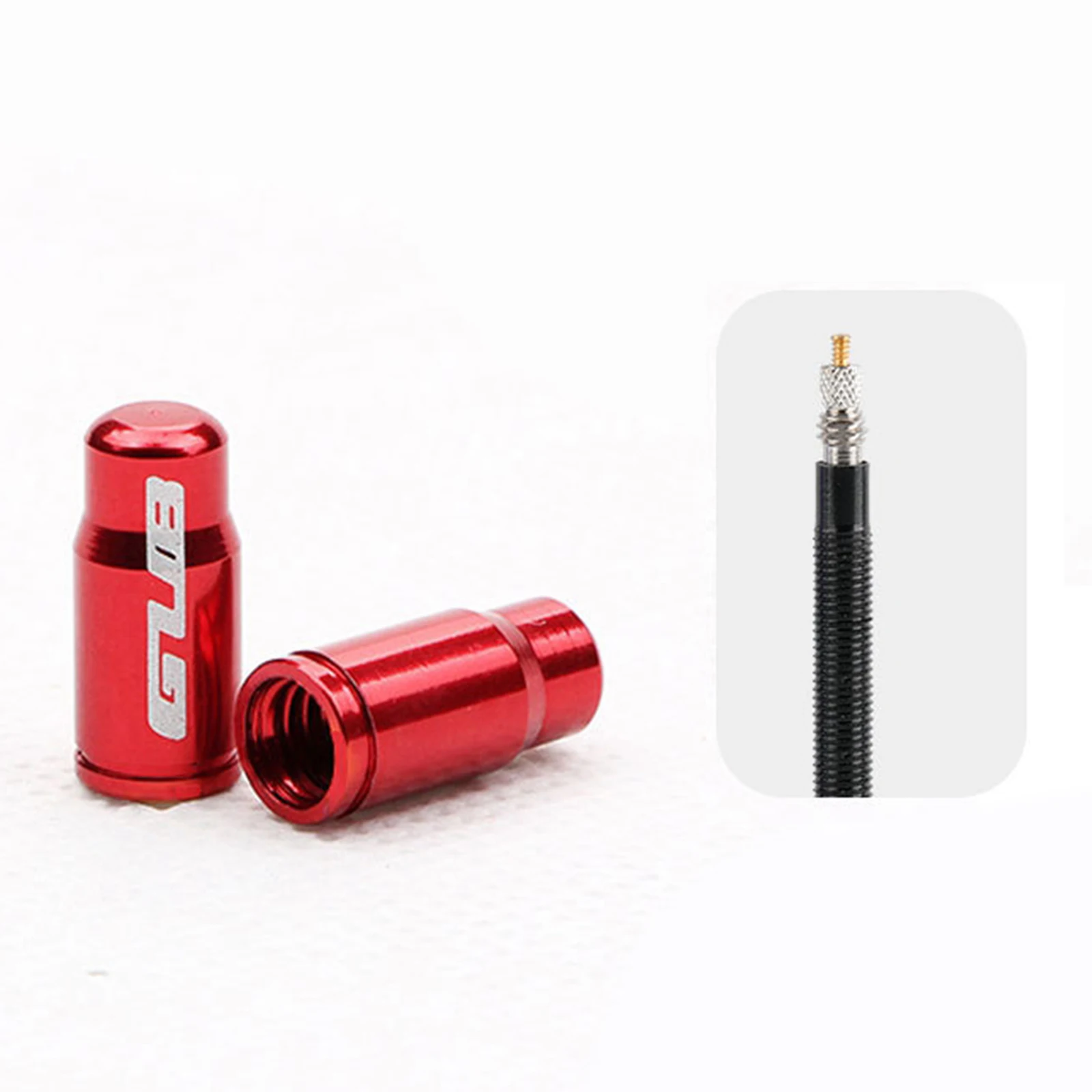 2 Pieces Alloy Presta Schrader Valve Stem /Covers For Mountain Road Bikes & Bicycles, French/American Tire Stem s