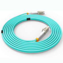 Fiber Patch Cable, AMPCOM 10G Gigabit Fiber Optic Cables with LC to LC Multimode OM3 Duplex 50/125  LSZH