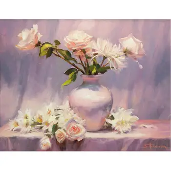

5d Diamond Painting peony flower Full Drill Embroidery Rose Picture Of Rhinestones Home Decor Wall Art Needlework Gift
