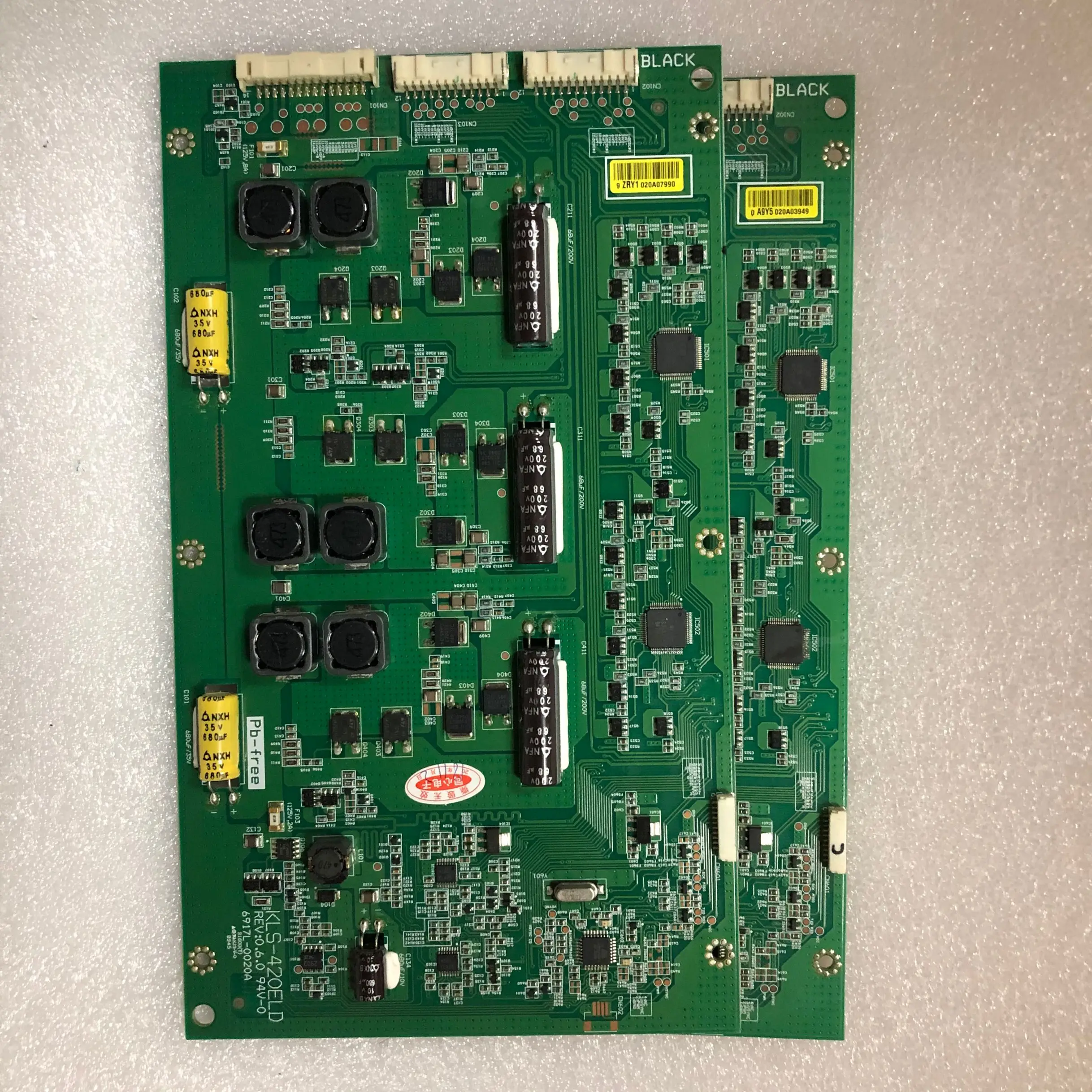 OriginalKDL-52Z5599 плата повышения постоянного тока платы KLS-420ELD 6917L-0020A используется