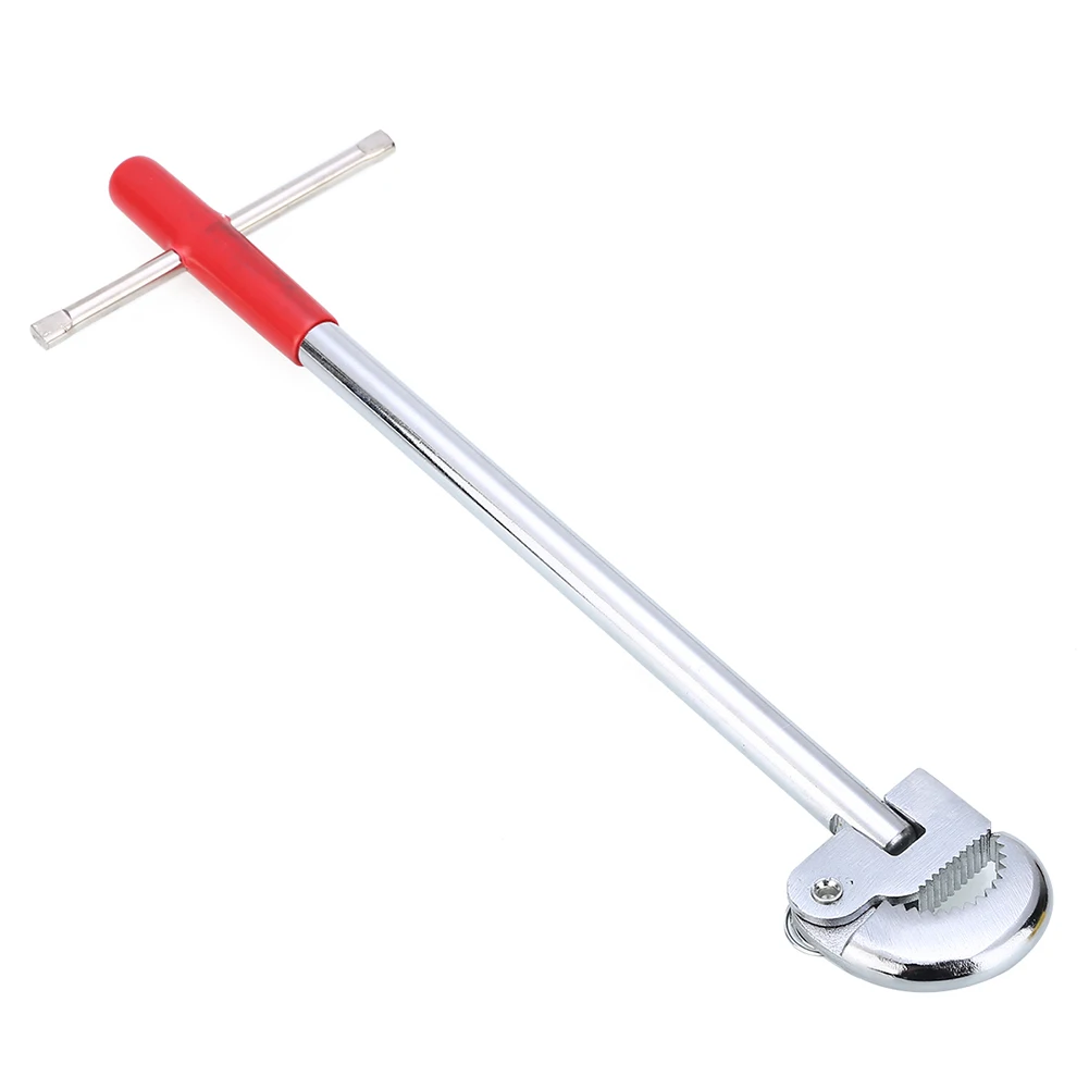

11inch T Type Plumbing Tool Durable Kitchen Sink Telescopic Practical Basin Wrench Steel Portable Adjustable Bath Tap Spanner