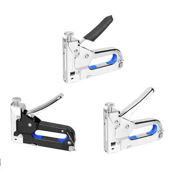 

3 in 1 Nail Staple Gun Set 3 Ways Stapler Tacker with 3 Boxes Nails Home Office