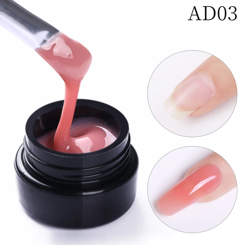 AD03 MAD DOLL гель для наращивания ногтей полупрозрачный клей для нейл-арта УФ строительный Гель-лак для ногтей - Цвет: AD03