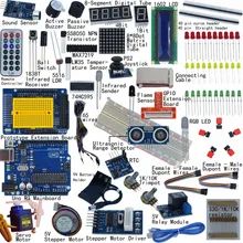 Полный стартовый комплект для Arduino UNO R3 1602, светодиодный серводвигатель с ЖК-дисплеем