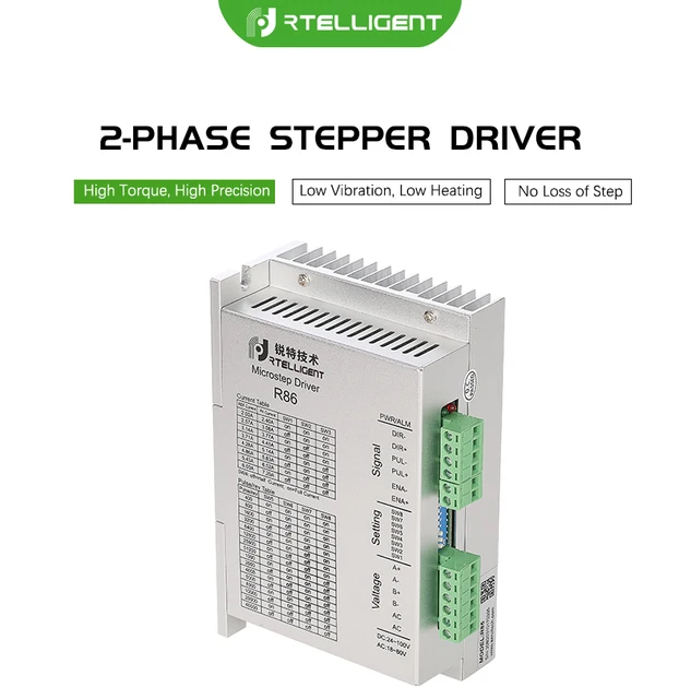 Controlador De Motor Paso A Paso 1pc Módulo Controlador Driver 18-80V AC / 24-7.2A Para Motor De 2 Fases De 86