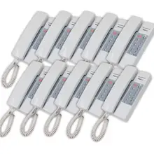 ZHUDELE бренд 10-way домашние переговорные трансляции/группового вызова, разблокировать(опционально) многофункциональный аудио система внутренней связи