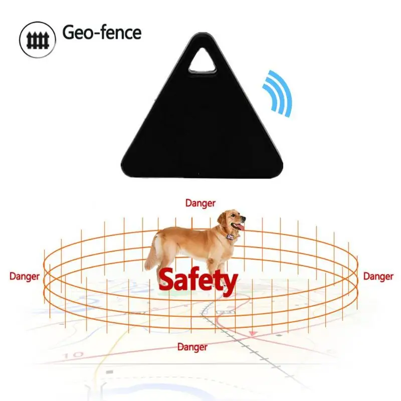 1 шт. треугольник домашних животных gps Bluetooth Tracer мини анти-потеря трекер Ключи Дети трекеры Android 4,3 и выше IOS 7,0 или выше