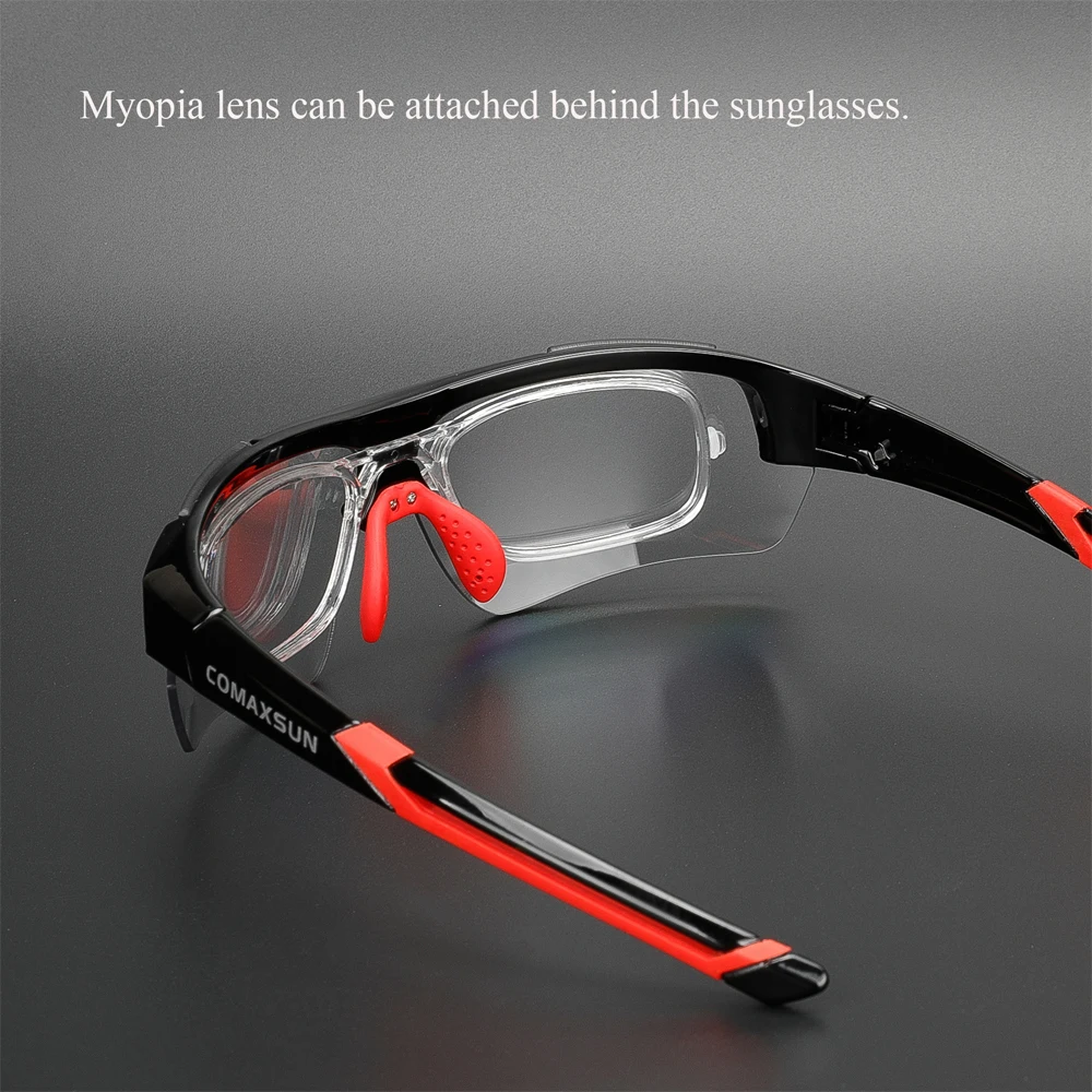 COMAXSUN Professional Photochromic Polarized Cycling Glasses Bike Goggles MTB Sports Bicycle Sunglasses Myopia Frame UV 400 cycling sunglasses cycling glasses sun glasses bicycle glasses sports glasses sport sunglasses sports goggles