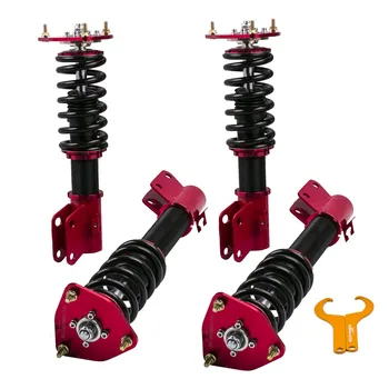 

Full Coilover Suspension shock Absorber Kit for Subaru Impreza WRX GDA GDB 02-07 for Saab Coilovers Kit Coil Struts Shocks