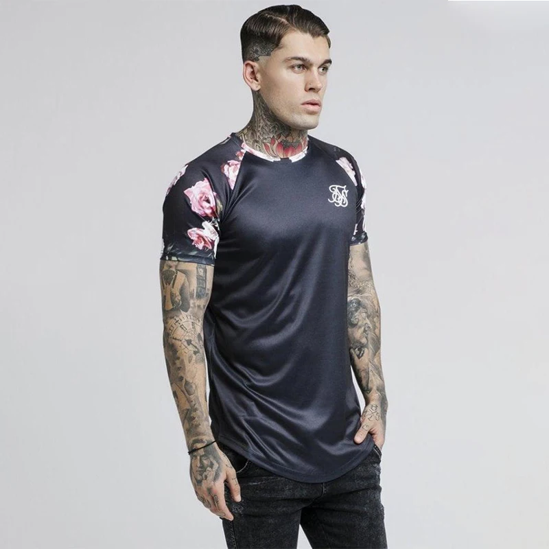 Camiseta SikSilk de verano para de seda, divertida, corta, con cuello redondo - AliExpress