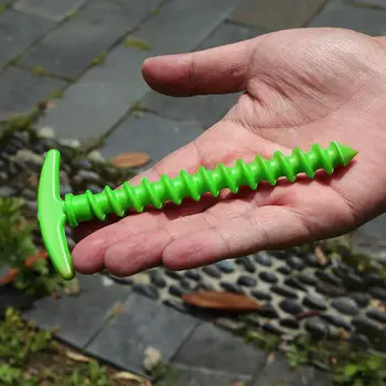 

Tent Nail Convenient Economic 1/5pcs Nylon Tents Screw Peg Ground Plastic Nails Camping Outdoor Tent Peg