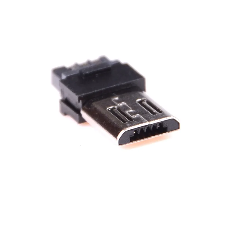 5 шт./компл. DIY Micro USB штекер паяльное крепление в сборе сменный соединительный