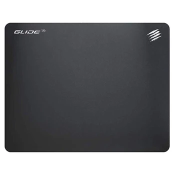 

Gaming mouse pad Mad Catz G.L.I.D.E. 19 black (390 x 315 x 1.8 mm, silicone, water-repellent fabric)
