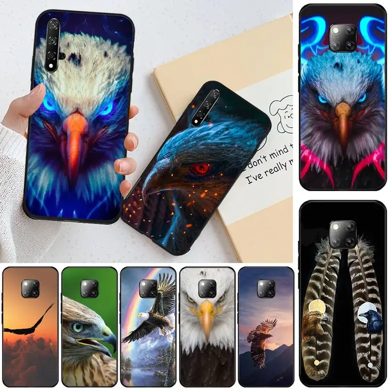

ByLoving Eagle Rainbow Cross TPU Soft Silicone Phone Case Cover For Honor 20 20lite view20 7C 8C 7A 8A 10i 20i PLAY 9X Pro