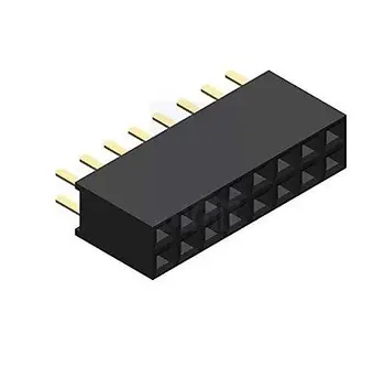 

50PCS 2x8 16 Pin 2.54mm Double Row Female Straight Header Pitch Socket Pin Strip diy electronics