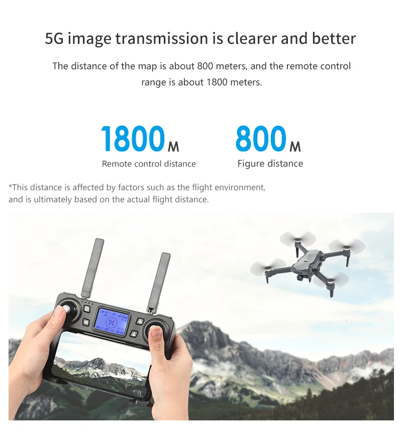 K20 мини gps Дрон 4K Квадрокоптер с 5G Wifi FPV двойная камера складной Квадрокоптер 1800 м RC расстояние VS F11 SG906 E520S H117S