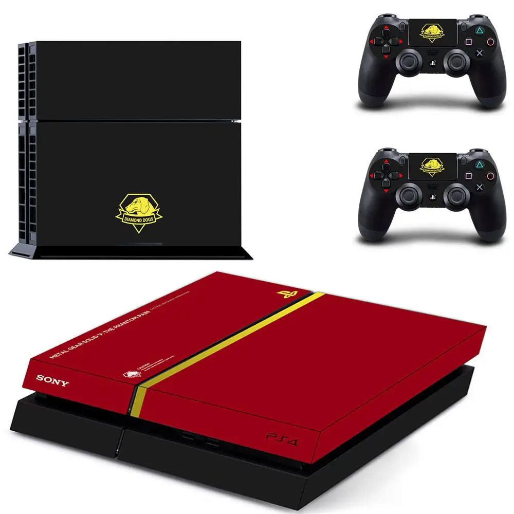 DPTM0719 Металлическая Шестерня твердая V PS4 наклейка s Play station 4 кожа наклейки для playstation 4 PS4 консоль и контроллер Скины Виниловые - Цвет: DPTM0719