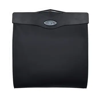 

Storage Bag Car Storage Bag Seat Hanging Bag Car Storage Box Leather Garbage Bag With Led Black Red Brown