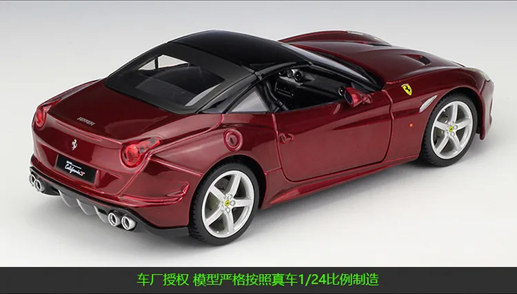 Bburago 1:24 FERRARI California T модель автомобиля из сплава