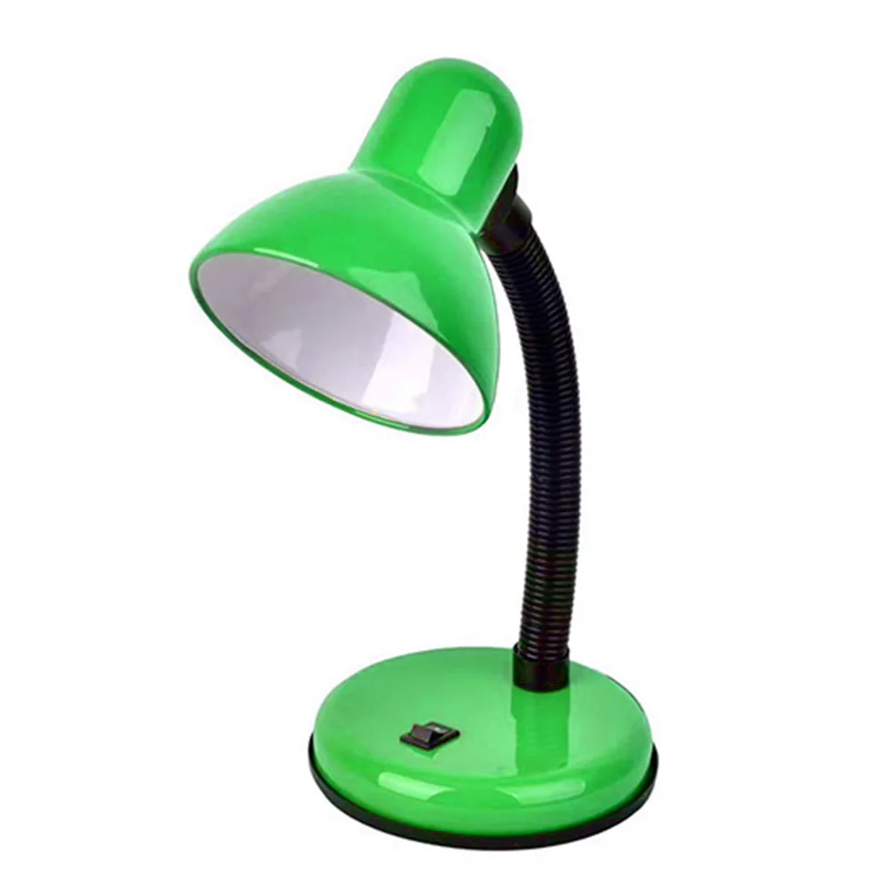 E27 Desk Eye Care Bedroom Flexible Neck Table Lamp With Switch Office For Parlor Night Study Modern Reading Library Led - Цвет корпуса: Зеленый