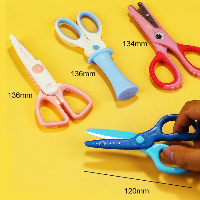 1pc Kids' Safety Scissors For Paper Cutting, Diy Crafts, Etc.