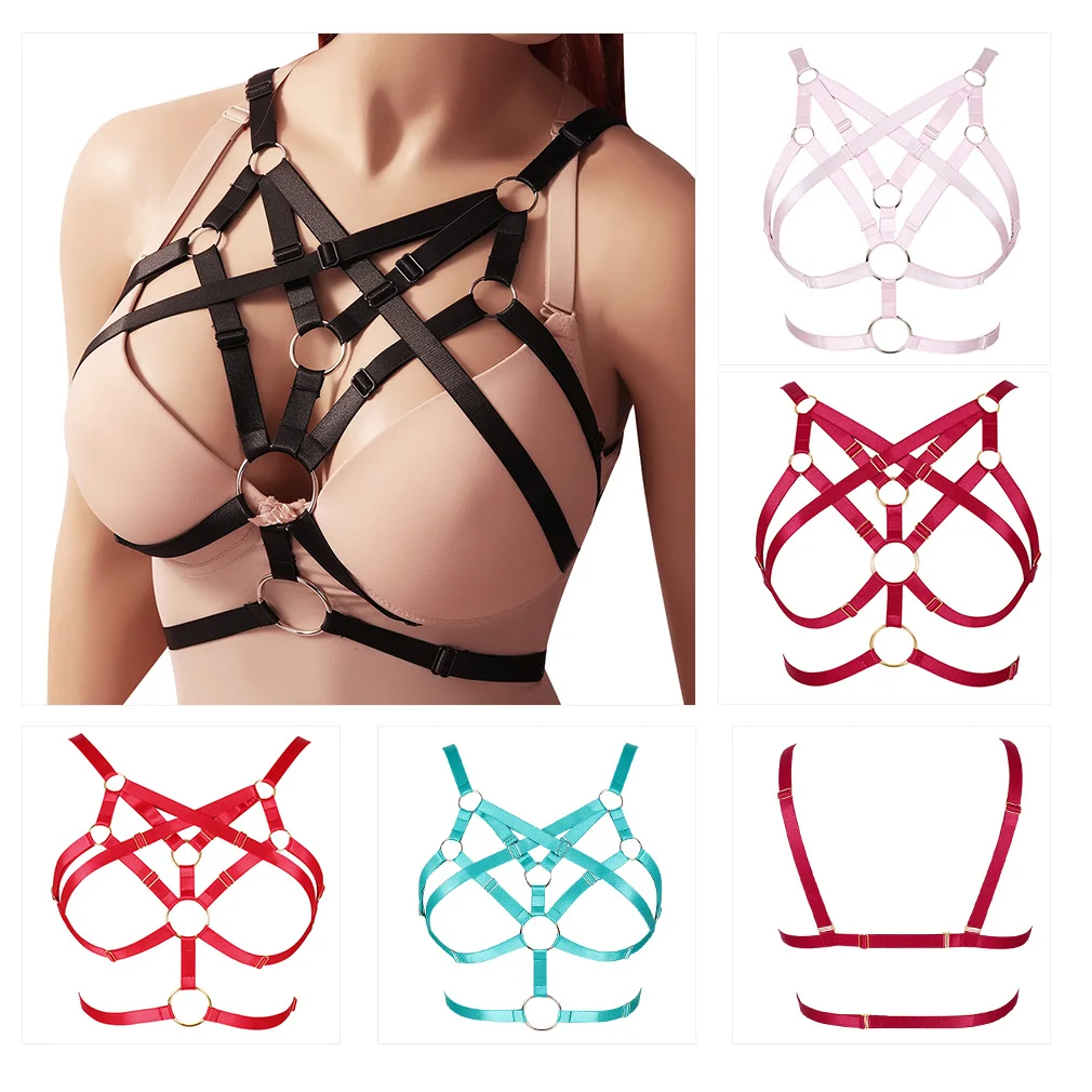 Эротическое женское бондажное белье в готическом стиле
