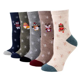 

Hot sale! women lovely cartoon socks spring autumn-winter funny christmas cotton sock ladies and woman's animal socks