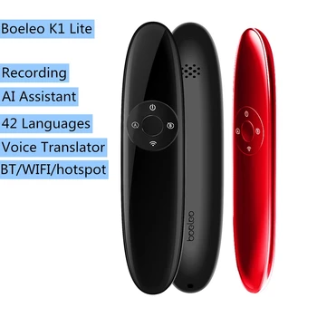 

Boeleo K1 Lite Instant Voice AI Translator Global Travel 42 Languages bluetooth WIFI Recorder Portable Smart Real-time Business