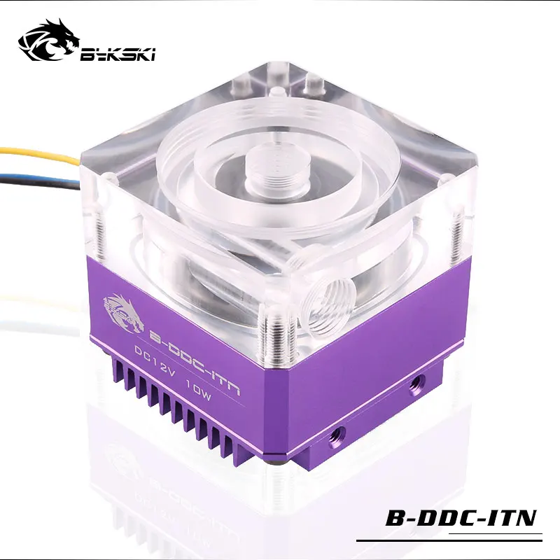 Насос DDC Bykski TDP10W 12 В постоянного тока 3 5 м 5000 л/ч радиатор размер 62*62*59 мм поддержка