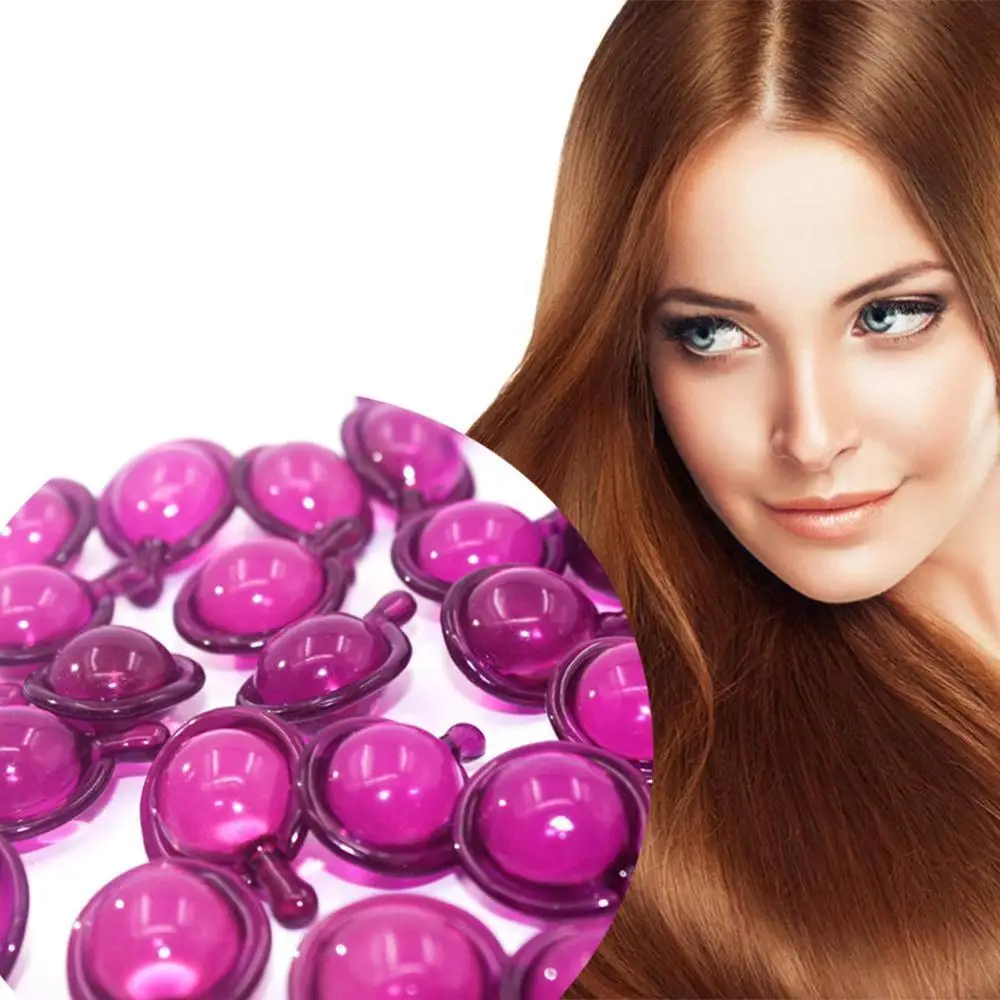 Витаминная капсула для волос Pro Keratin Complex Oil гладкая шелковистая маска для волос восстанавливающая поврежденные волосы сыворотка марокканское масло против выпадения волос