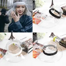 Женская и мужская летняя Прозрачная ПВХ сосуд с плоской подошвой Водонепроницаемая широкополый хип-хоп фотография Складная дышащая Рыбацкая непромокаемая шляпа