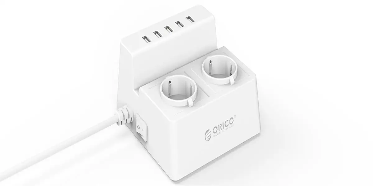 ORICO настольное зарядное устройство 5 USB 2 AC порт быстрая зарядка USB зарядное устройство Защита от перенапряжения разъем для телефонов планшет Настольный