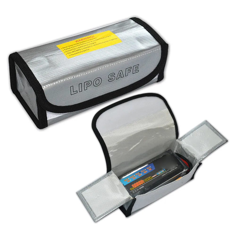 

New Arrivals LiPo Li-Po Battery Fireproof Safety Guard Safe Bag 185*75*60MM