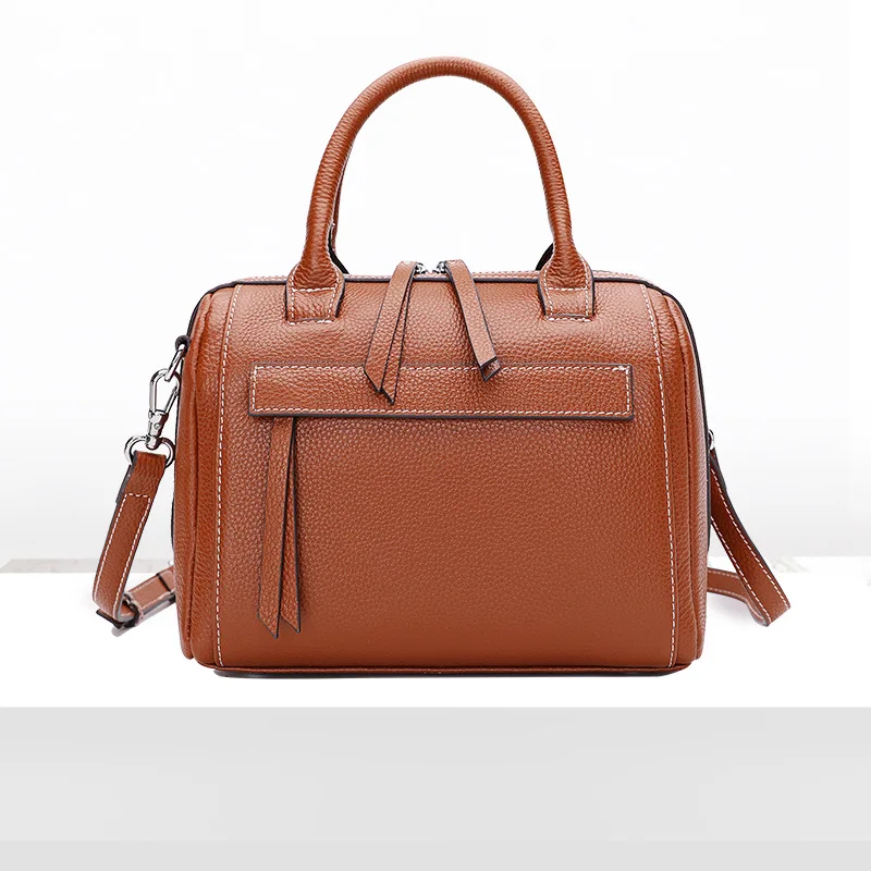 

Genuine Leather Woman Bag Messenger Single Shoulder Package Portable luxury handbags women crossbody ladies hand bags designer