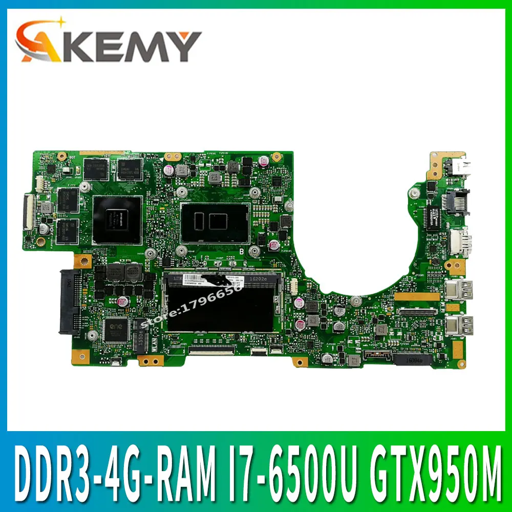 Материнская плата для ноутбука ASUS K501UW K501UWK K501UXM K501UQ K501U тест оригинальная