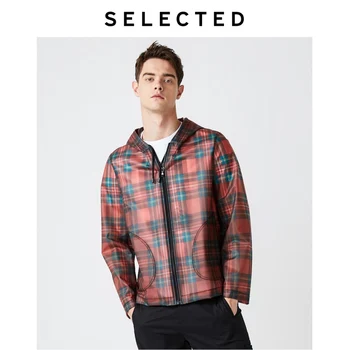 

SELECTED Men's New Plaid Handsome Hooded Loose PU Leather Jacket I|4193P3503