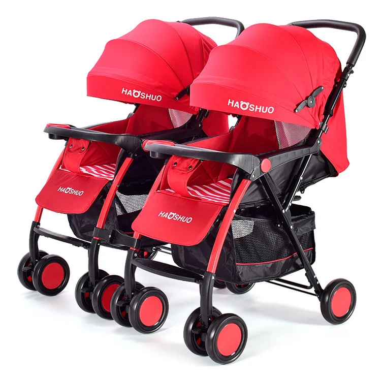 

Twins Can Sit and Lie In Strollers. Children Are Spacious and Portable. Baby Is Light and Double-handed.