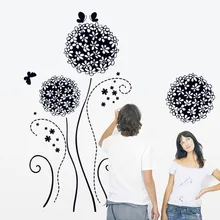 AY7014B черно-белая с рисунком тёрд спальня декоративная наклейка третьего поколения экологически чистая мода