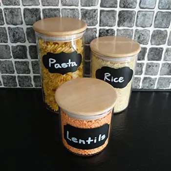 

8pcs/Set Jar Labels kitchen Organizing Chalkboard Stickers Decor Label Stickers Memo Pad Diary memo Sticker Scrapbooking 2017