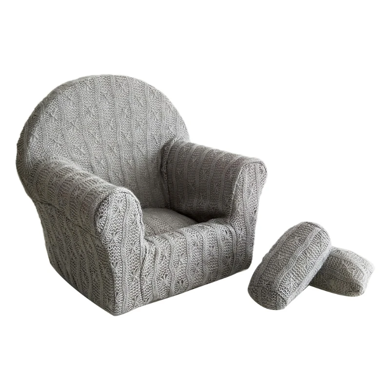 3Pcs/set Newborn Baby Posing Mini Sofa Arm Chair Pillows Infant Photography Prop 