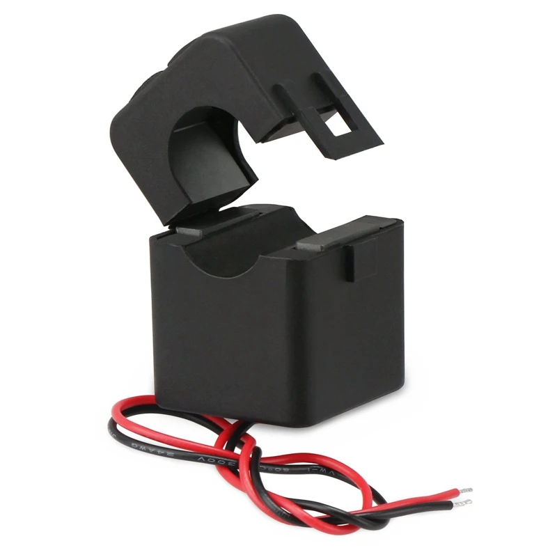 

Current Transformer,100A 100MA AC Current Sensor, Split Core Amp Transformer Sensing Relay, Mini Clip-On Easy to Install CT With